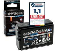 PATONA Batterie Platinum NP-FW50 1100 mAh USB-C compatible avec Sony Alpha 7 A7 A7S A7R A7II A6000 A6300 A6400 A6500 RX1R III DSC-RX1RM3 ZV-E10 DSC RX10 Mark II III IV NEX-3 NEX-5 NEX-5 NEX-5 6 NPFW