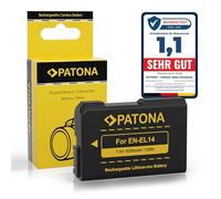 PATONA Batterie pour Nikon EN-EL14 ENEL14 Battery 1030mAh 7.6Wh 7.4V