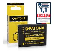 PATONA Batterie pour Panasonic DMW-BLG10 BLG10E DMC-GF6 770mAh 7.2V