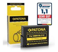 PATONA Batterie Remplacement pour Panasonic DMW-BLC12 DMW BLC12 BLC12E BLC12PP 1000mAh Compatible avec Lumix DMC-FZ300 FZ330 FZ1000 FZ2000 DMC G5 G6 G70 G81 G91 GH2 GX8