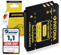 PATONA CGA-S005 Batterie 1000mAh Compatible avec Panasonic Lumix DMC-FC01 FX50 FX100 LX3 LX9 Leica DLUX 2 Fuji FinePix F20 F40 Pentax MX-1 S005 DMW-BCC12 BP-DC4 Fujifilm NP-70 Ricoh Caplio DB-60
