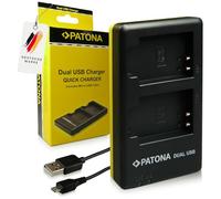 PATONA Chargeur Double pour EN-EL12 Batterie Compatible avec Nikon CoolPix AW120 S9500 S9700 P330