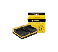 Patona Chargeur Double pour Panasonic Lumix DMW-BLG10 In ble Micro-Usb