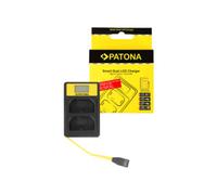 Patona Chargeur double Smart LCD pour Canon LP-E6