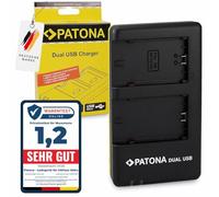 PATONA Chargeur Double USB-C/Micro-USB pour Sony NP-FZ100 FZ100 Appareil | Chargeur voyage compact pour Alpha FX3 FX30 A1 A7 A9 A9II A7RIII A7RIV A6600 A7C ZV-E1 BC-QZ1, avec câble USB