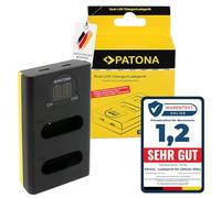 PATONA Chargeur LCD Chargeur 3X LP-E6N/Micro-USB pour Nikon EN-EL23 ENEL23