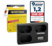 PATONA Chargeur Photo Triple USB-C (5V/3A) pour Sony NP-FZ100 FZ100