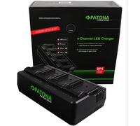 PATONA Chargeur Premium 4 Batteries pour NP-F550/F750/F960/F