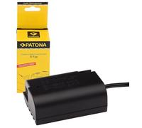 PATONA D-TAP Adaptateur factice de batterie DMW-DCC12 DMW-DCC17 compatible avec Panasonic DMW-BLK22 BLK22 Lumix DC-S9 S5 S5II S5II-X S5K DC-G9 DC-GH5 GH5 II GH5S DC-GH6 Coupleur d'alimentation