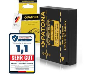PATONA DMW-BLG10 Batterie 770mAh Compatible avec Panasonic DMC-GF6 DMW-BLG10E BLG0 Lumix DC-GX9 DMC-GX7 DMC-GX80 DMC-TZ101 DC-TZ202 DC-TZ91 DMC-TZ81 DMC-TZ99 DMC-LX100 DMC-TZ80 DMC-TZ101