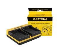 Patona Double Chargeur Pour Panasonic Lumix DMW-BLG10 Avec Câble Micro-USB