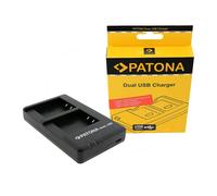 Patona Double Chargeur Pour Ricoh DB-120 GR IV Avec Câble USB-C (4165)