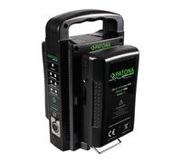 Patona double chargeur V-Mount pour Sony BP-95W, BP-GL65, BP-190WS avec câble 4-Pin XLR