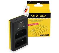 PATONA Double LCD Chargeur pour BLX-1 Batterie Compatible avec Olympus Om-1