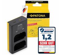 PATONA Double LCD USB Chargeur pour DMW-BLK22 Batterie Compatible avec Panasonic DC-S5 G9 GH5 GH5S