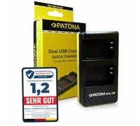PATONA Dual Chargeur Photo Micro-USB pour Nikon EN-EL20 EN-EL20a