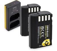 PATONA LCD Chargeur USB-C avec 2X Protect Batterie DMW-BLK22 2600mAh Compatible avec Panasonic Lumix DC S9 S5 S5II S5II-X S5K G9 G9II GH5 GH5II GH5S GH6 GH7