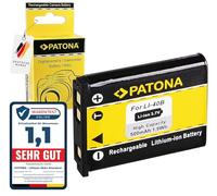 PATONA Li-40B Li-42B Batterie 500mAh Compatible avec Olympus D630 D720 Pentax D-Li63 Optio L30 Casio NP-80 Fuji Fujifilm NP-45 FinePix J10 Kodak KLIC-7006 Nikon EN-EL10 Coolpix S80 S210 S3000