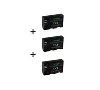 Patona Lot de 3 Batteries Premium type Canon LP-E6