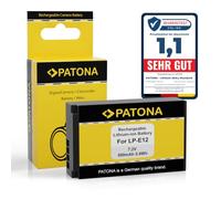 PATONA LP-E12 Batterie 800mAh pour Canon EOS M50 M100 M200 | Aussi pour EOS 100D, Rebel SL1, EOS M, M2, M10 et PowerShot SX70 HS - remplacement pour Canon LP-E12