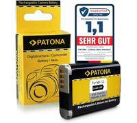 PATONA NB-12L Batterie 1800mAh / 3,6V / 6,5Wh Compatible avec Canon LEGRIA Mini X VIXIA Mini X PowerShot G1 Batterie de Rechange pour Les modèles NB12L NB 12L