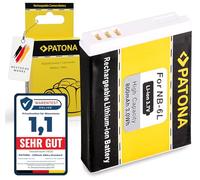 PATONA NB-6L Batterie 800mAh Compatible avec Canon Digital Ixus 85 95 105 200 is 300 310 HS PowerShot D10 D20 S90 S95 S120 SX240 SX260 SX530 SX540 SX610 SX700 SX710 ELPH 500 HS NB6L NB 6L