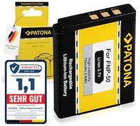 PATONA NP-50 Batterie 750mAh Compatible avec Fuji Fujifilm FinePix F50fd F60fd F100fd J50 S100fd V1273 F70EXR F80EXR F200EXR XP100 X10 X20 XF1 XP150 Casio Exilim EX-G1 G1BK G1RD H5 NP50 NP 50