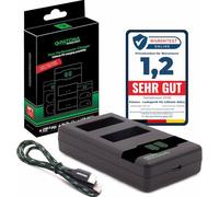PATONA NP-W126s NP-W126 Premium Chargeur de Batterie PD Performance (1000mA), USB-C Dual LCD Support QC/PD, Charge Rapide avec Adaptateur 20W Compatible avec Fujifilm X-M5 X100VI X-S10 X-T20 X-T30