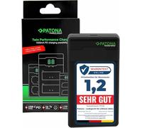 PATONA PD Dual Chargeur USB-C (1000mA), LCD QC/PD 3.0, pour LP-E17