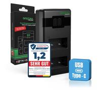 PATONA PD Dual Chargeur USB-C (1000mA), LCD QC/PD 3.0, pour NP-W126 | Compatible avec Fujifilm FinePix X-M5 X-M1 X100F X100V X-T20 X-H1 XT3 XT100 XT200 XPRO3 XA3 XA5
