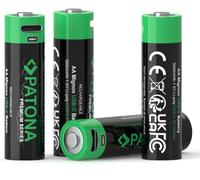 PATONA 1410 Piles AA Lithium 3000mWh 1.5V Rechargeables USB-C