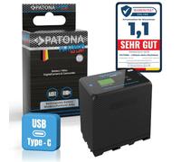 PATONA Platinum Batterie pour Sony NP-F970, 10500mAh USB-C PD45W & USB-A