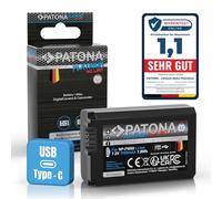 PATONA Platinum Batterie pour Sony NP-FW50 FW50 1100mAh avec USB-C