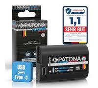 PATONA Platinum DMW-BLK22 E Batterie USB (2600 mAh) avec entrée directe USB-C (1401) Lumix DC S5 S5D S5K S5-X S5II S5-IIX GH5 GH5-II GH5S DC-GH6 G9