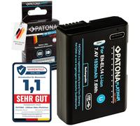 PATONA Platinum EN-EL14 Batterie 1030mAh USB-C Input Compatible avec Nikon Coolpix P7000 P7100 P7700 P7800 D3100 D3200 D3300 D3400 D3500 D5100 D5200 D5300 D5500 D5600 DF ENEL14 en EL14 EN-EL14a