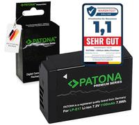 PATONA Premium Batterie LP-E17 1100mAh Compatible avec Canon EOS R10 77D 200D 750D 760D 8000D Rebel T6i T6s LPE17 9967B001 - Remplacement partiellement codé, Pas d’Indication restante RP M3 M5 M6