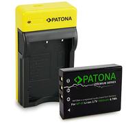 PATONA Premium Batterie NP-95 avec Slim Chargeur Compatible avec Fujifilm FinePix F30, F31fd, Real 3D W1, X100
