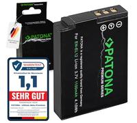 PATONA Premium EN-EL12 Batterie pour appareil photo (1100 mAh) Coolpix A1000 B600, etc