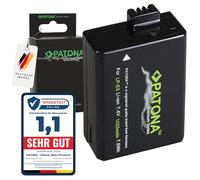 PATONA Premium LP-E5 Batterie (1020mAh 7.4V 7.5Wh) Compatible avec Canon EOS 450D 500D 1000D Kiss X3 X2 F Rebel XS XSi T1i LPE5