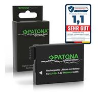 PATONA Premium LP-E8 Batterie 1140mAh pour Canon EOS 650D 700D