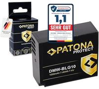 PATONA Protect Batterie de Remplacement pour Panasonic DMW-BLG10 DMW BLG10 BLG10E BLE9 BLE9E 1000mAh Compatible avec Lumix DC G100 G110 GX9 TX2 DMC GF3 GF5 GF6 GX7 GX80 GX85 ZS110 LX85 LX100 S6 TZ100