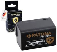 PATONA Protect Batterie DMW-BMB9 E DMW BMB9E (895 mAh) avec capteur NTC et boîtier V1 - Compatible avec Panasonic Lumix DC FZ82 DMC FZ72 FZ62 FZ45 FZ48 FZ100 FZ150 Leica V-LUX 3
