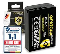 PATONA Protect BLX-1 Batterie 2600mAh Compatible avec Olympus Om-1 Om-3 OM1 OM3 BLX1 BL-X1 BL X1 BLX 1 avec capteur NTC et boîtier V1 résistant à la Chaleur, Ignifuge