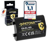 PATONA Protect EN-EL18D Batterie 3500mAh / 37.8Wh / 10.8V avec V1 boîtier de Protection Compatible avec Nikon Z9 D4 D4s D5 D6 D810 D850 EN-EL18 en EL18 EL18D