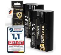 PATONA Protect LP-E6NH Batterie (2X 2600mAh) avec capteur NTC et boîtier V1 Compatible avec Canon LPE6NH LP-E6N LP-E6 EOS R5 R5C R6 R6II R7 5D Mark II III IV 6D 7D 60D 70D 80D 90D XC10 XC15