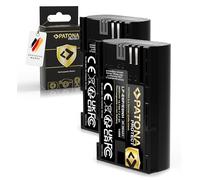 PATONA Protect LP-E6P E6NH Lot de 2 batteries de rechange 2600 mAh 18,7 Wh 6 A 8 K pour Canon LP-E6NH LP-E6N LP-E6 Compatible avec EOS R5 Mark II R5C R6 R6II R7 5D Mark II III IV 6D 7D 60D 70D 80D 90D