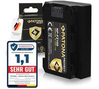 PATONA Protect NP-FZ100 Batterie 2600mAh Compatible avec Sony Alpha 7 9 II 6600 6700 A6600 A6700 A1 A9 A7 III IV A7R 7C 7CR 7S 7R A7III R5 R3 R4 FX3 FX30 A7C2 A7R3 NPFZ100 NP FZ100
