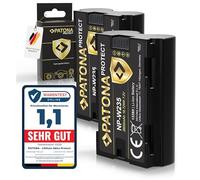 PATONA Protect NP-W235 Batteries (2X 2600mAh) avec capteur NTC et V1 boîtier de Protection - Compatible avec Fuji Fujifilm GFX-50s II GFX-100S GFX-100 II X-H2 X-H2s X-S20 X-T4 X-T5