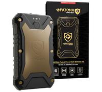 PATONA Protect Powerbank Extreme 100 avec 27 000 mAh, batterie externe PD 65 W, charge rapide, station d'alimentation avec boîtier étanche IP66, fonction de charge sans fil