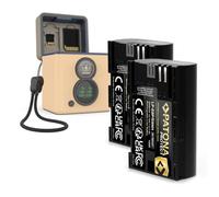 PATONA Protect Retro Chargeur USB-C PD/QC avec 2X Batterie LP-E6P/E6N/E6 | Boîtier chargeur rétro USB-C Power Delivery et Quick Charge, livré avec deux batteries LP-E6P compatibles E6N et E6